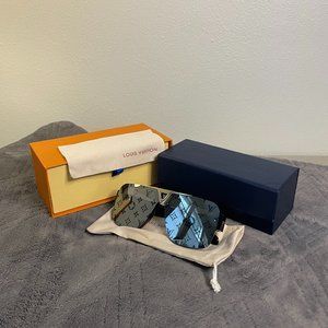 Gold Monogram Waimea Sunglasses